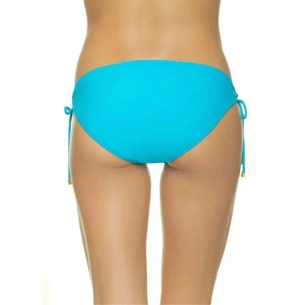 Helen Jon NWT size XS reversible bikini set Beachcomber peacock